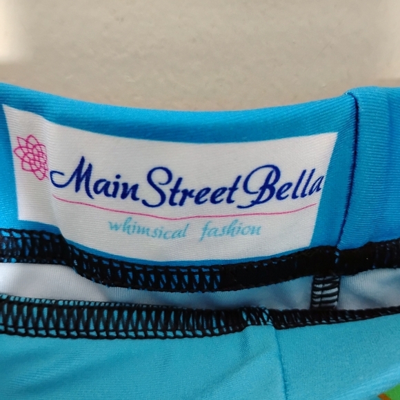 Main Street Bella Neverland Map Capri Leggings Peter Pan Inspired XL - Picture 8 of 9